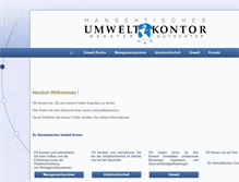 Tablet Screenshot of hanseatisches-umwelt-kontor.de